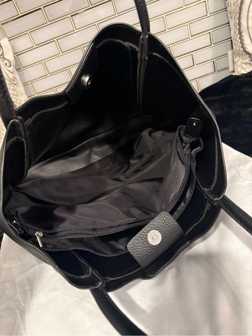 NEWBELLA Kelly L Size 2-PC PU Tote Shoulder Bag